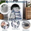 Acekool Washable Area Rug, Modern Non Slip Low Pile Soft Accent Carpet for Living Room Bedroom Dining, Stain-Resistant - 4 of 4