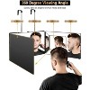 360° Viewing Angle Self Hair Cutting Mirror, Anti-Fog HD Glass, Tri-Fold Portable Design for Home Barber Use, No LED - 2 of 4