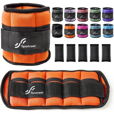 Adjustable Ankle Weights 1 Pair 2 4 6 8 10 Lbs Leg Weight Straps for Women Men
