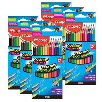 The Teachers' Lounge®  Color'Peps My First Jumbo Triangular Colored Pencils,  12 Per Pack, 6 Packs