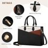 Generic Purses for Women,Satchel Handbags Tote Bag, Black Pu Leather Shoulder Top Handle Purse - 3 of 4