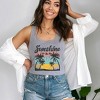 Simply Sage Market Women's Sunshine On My Mind Racerback Graphic Tank - 2 of 3