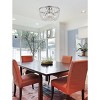 Elegant Lighting Kylie 16 inch flush mount in chrome - 2 of 4