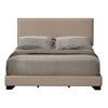 Queen Size Upholstered Platform Bed with Nailhead Trim for Bedroom - 3 of 4