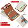 BEAFUP Printed Small Wallet for Women,with 10 Card Slots and 1 Zipper Pocket RFID Blocking Slim Bifold Leather Womens Wallet - 4 of 4