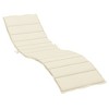 vidaXL Sun Lounger Cushion Cream Oxford fabric (100% polyester) - 2 of 4