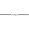 Black Bow Jewelry 1mm 14k White Gold Solid Square Wheat Chain Necklace - 4 of 4