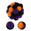 Unique Bargains Ball Shape Cat Teaser Toys with Bell Black Orange 1 Pc - 3 of 3