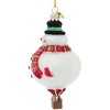 Kurt Adler Noble Gems Glass Ornaments for Christmas Tree, Hot Air Balloons, Assorted (Pack of 3) - 2 of 4