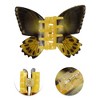 Unique Bargains Women's Butterfly Hair Clips 4.13"x3.31"x1.38" Black Yellow 1 Pc - 3 of 3