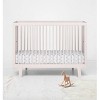 Bacati - Anchors Blue 100 percent Cotton Universal Baby US Standard Crib or Toddler Bed Fitted Sheet - 4 of 4