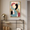 Art Remedy Glam Brooch of Gold Contemporary Shapes Abstract Wall Art Framed - 2 of 4
