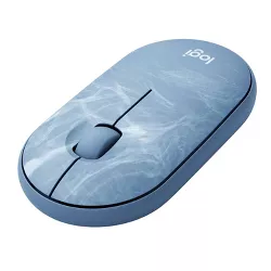 Logitech Pebble Bluetooth Mouse M350 - Blue Marble