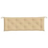 vidaXL Garden Bench Cushion Melange beige 100% polyester - 4 of 4