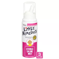 Little Remedies Saline Nasal Mist for Babies Stuffy Noses - 3 fl oz
