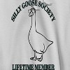 Rerun Island Men's Silly Goose Society Long Sleeve Graphic Cotton Sweatshirt Hoodie - 2 of 4