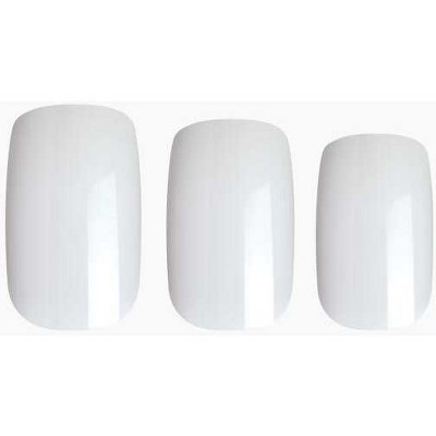 Kiss Nails Full Cover Fake Nails - Short Square - 100ct