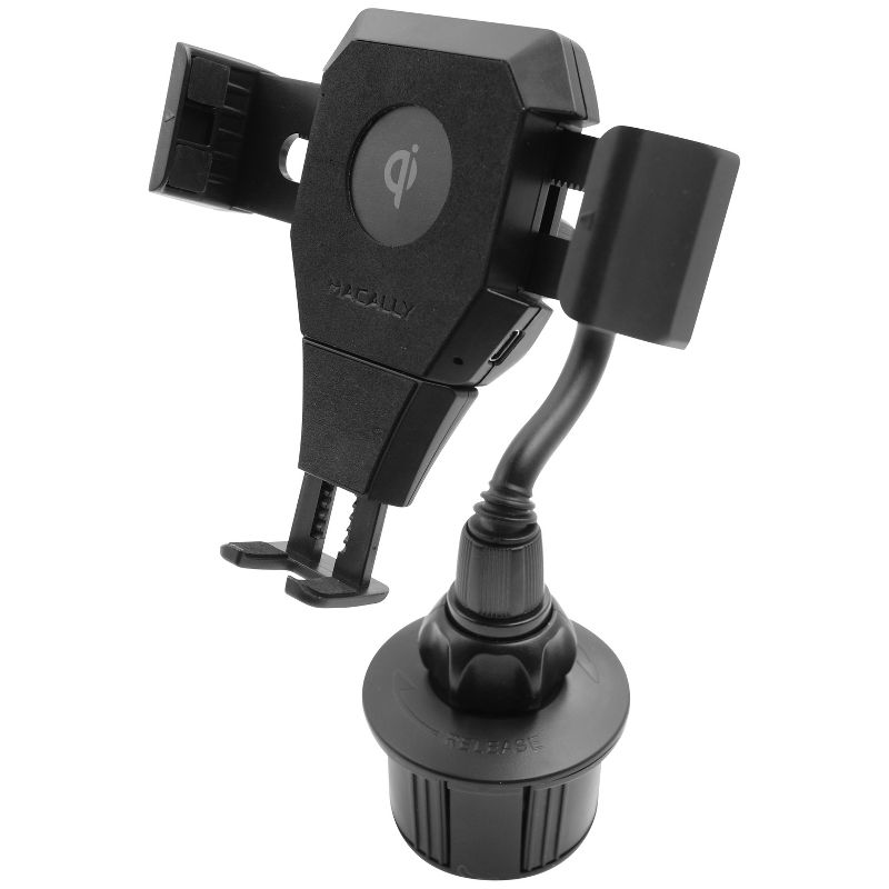Macally Wireless Charging Car Cup Holder Mount, 5 of 9