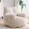 Soft Fluffy Corduroy Fabric Bean Bag Chair,Modern Bean Bag Chair,Bean Bag Chair For Bedroom-Cuddlewood - 2 of 4