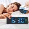 REGALWOVEN Plastic Digital Corded Accurate Electric Alarm Clock 6.3 x 2.6 x 1.6 inch - 3 of 4