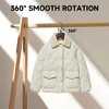 BP4U Premium Wooden Hangers with Non-Slip Pant Bar, Heavy Duty Coat Hangers with 360° Swivel Hook for Jackets, Shirts, Dresses - 3 of 4