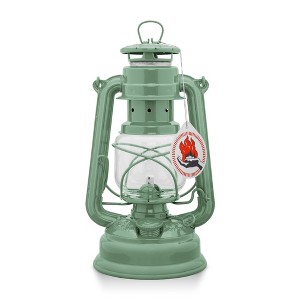 Feuerhand Outdoor Kerosene Fuel Lantern, German Made Weather Resistant Baby Special 276 Galvanized Hurricane Lamp for Camping or Patio, 10 Inches - 1 of 4
