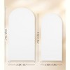 2pcs Wedding Arch Stand Covers, Spandex Round Top Backdrop Cover for Banquet Holiday Birthday Party Decor, Machine Washable - 2 of 4