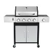 BestParts 5 Burner Propane Grill with Side Burner, Outdoor Gas Grill, 46790 BTU, Enameled Cast Iron Grate - 3 of 4