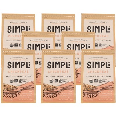 Simpli Regenerative Organic Chickpeas - Case of 8/12 oz
