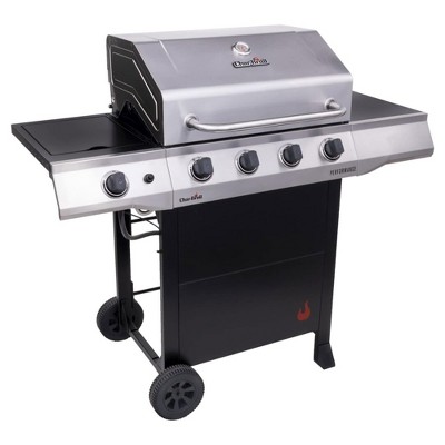 Char-Broil Performance Series Stainless Steel 4 Burner 32,000 BTU Outdoor Propane Gas Grill with 435 Square Inches of Cooking Space and Side Burner