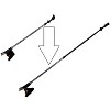 LEKI Nordic Walking Vario Junior HTS 5.5 Series with Adjustable Length - 2 of 3