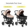 Infans Foldable Baby Stroller Kids Travel Newborn Infant Buggy Pushchair Coffee - 4 of 4