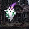 Outsunny 3.9ft Inflatable Halloween Window Sticker Ghost, Halloween Decoration with LED Lights for Garden Indoor Outdoor - 2 of 4