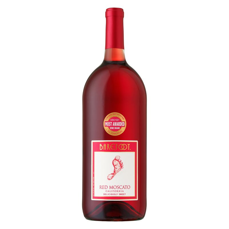 Barefoot Cellars Red Moscato Red Wine - 1.5L Bottle, 1 of 6