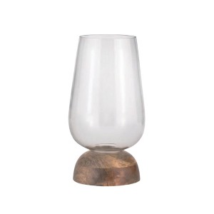 VIP Glass 12.5 in. Clear Convex Vase - 1 of 1