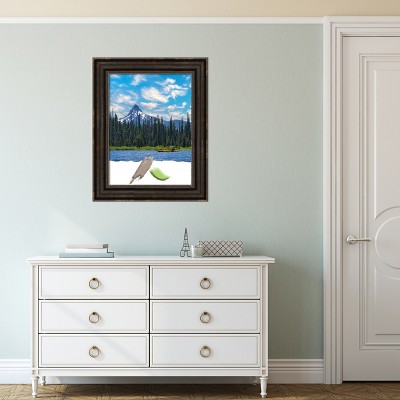 Stately Bronze and Gold Polystyrene Wall Picture Frame