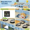 2-In-1 Kids Mud Kitchen & Picnic Table - Outdoor Wooden Playset with Faucet, Chalkboard & Storage (Ages 3+), 42.1" Backyard Center - 3 of 4