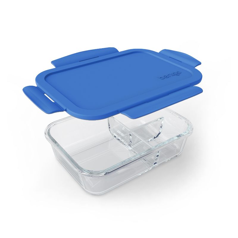 Bentgo 41oz Glass Leak-proof Lunch Box with Plastic Lid, 6 of 8