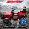 2 Seaters Kids Ride On Truck with Remote Control,20“ Large Seat Ride On Car for Toddlers - 4 of 4