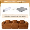 Dolonm Combination Sofa, Foldable Casual Sofa, No Assembly Required,3-seats 3-Pads, for Living Room and Bedroom - 3 of 4