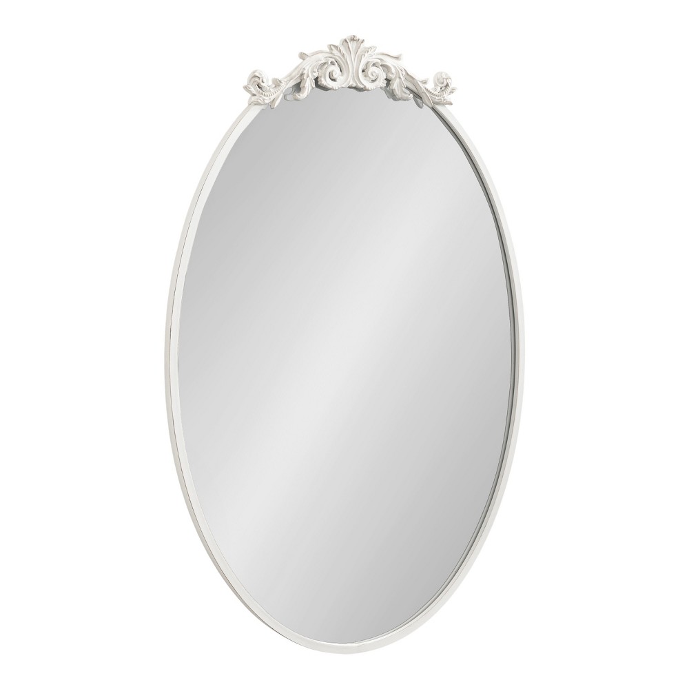 Photos - Wall Mirror Kate & Laurel All Things Decor 24"x36" Arendahl Traditional Vertical Oval