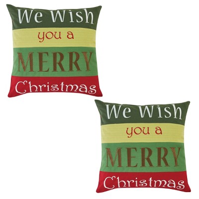 Park Designs We Wish You Christmas Pillow Cover Set of 2
