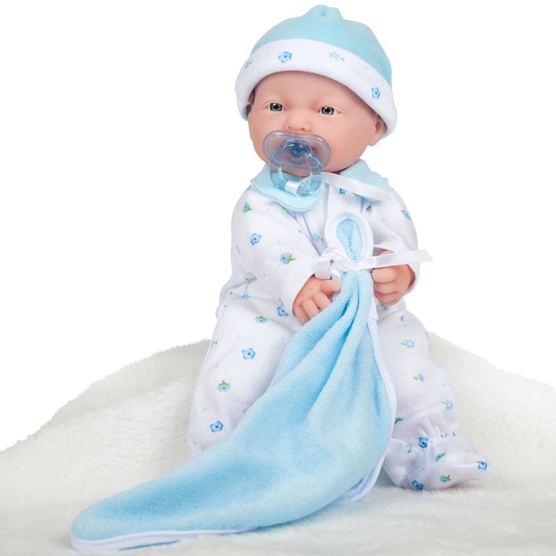 JC Toys La Baby 11&#34; Baby Doll - Blue Outfit, 5 of 9