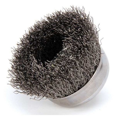 Weiler  Crimped Wire Cup Brush,3 In.,0.014 In. 93243