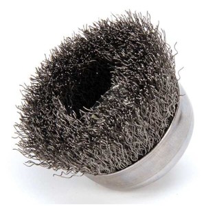 Weiler  Crimped Wire Cup Brush,3 In.,0.014 In. 93243 - 1 of 4