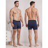 TIICHOO Incontinence Underwear for Men Washable Leakproof Boxer Briefs for Bowel Leakage Cotton Absorbent Underwear 5 Pack - 2 of 4