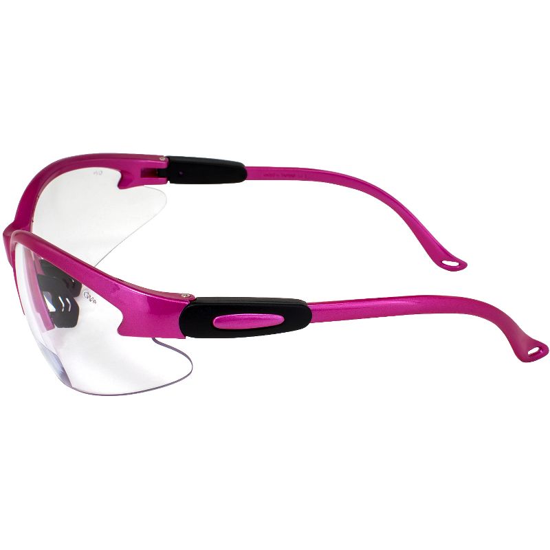 Global Vision Cougar Safety Motorcycle Glasses with Clear Lenses, 3 of 8
