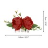 Unique Bargains Women's Portable Simulated Flowers Hair Clips Comb 1 Pc - 2 of 4