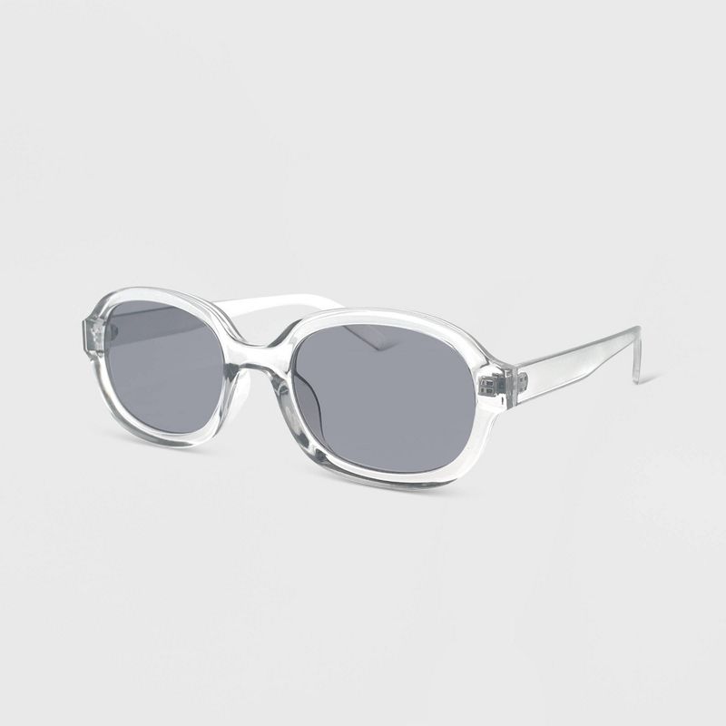 Women&#39;s Plastic Oval Sunglasses - Wild Fable&#8482; Gray, 2 of 3