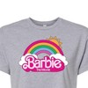 Women's - Barbie - Barbie Logo Rainbow Cropped Graphic T-Shirt - 2 of 4